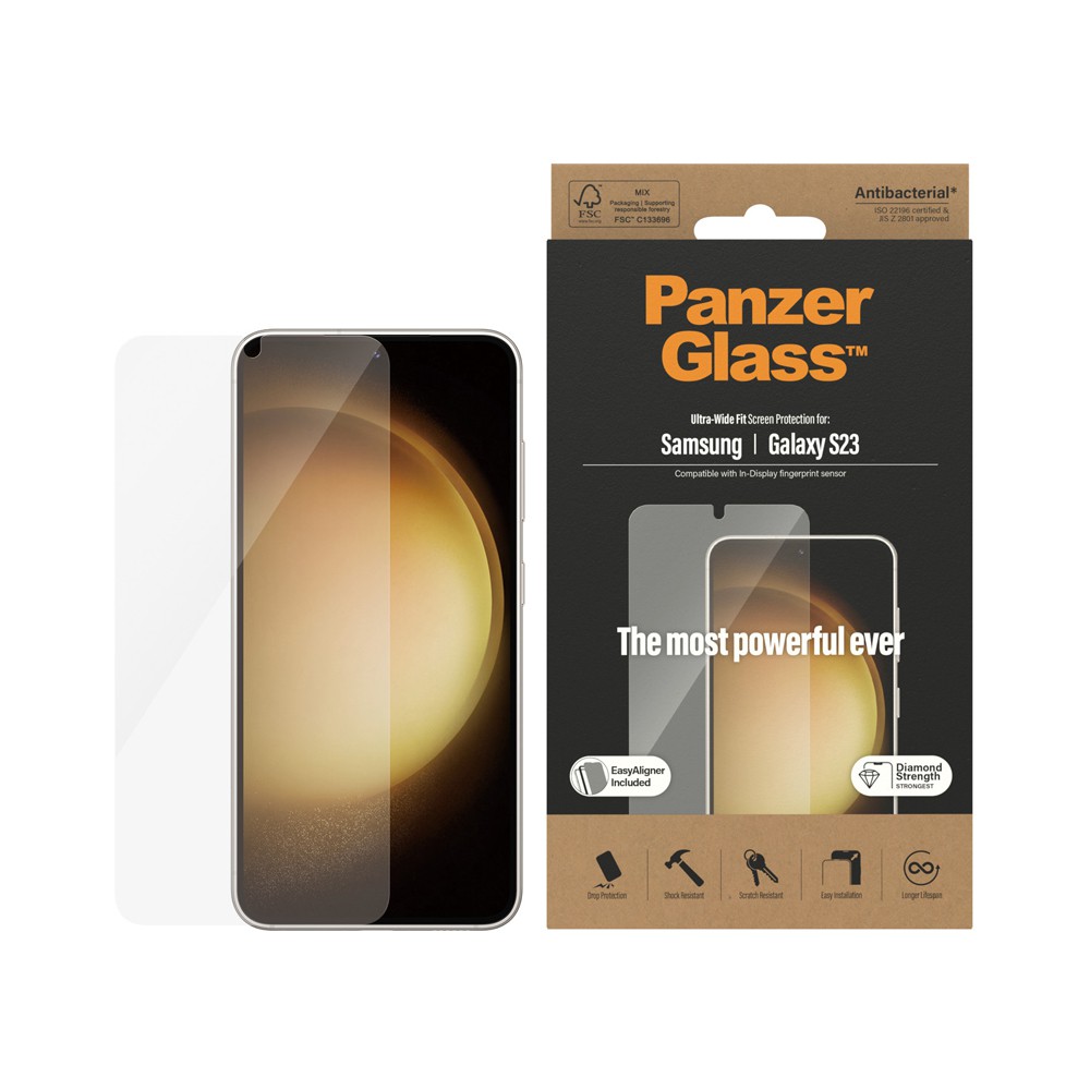 PanzerGlass Samsung Galaxy S23 UWF w/EasyAligner