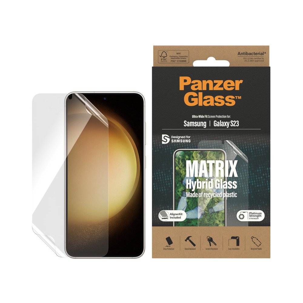 PanzerGlass Samsung Galaxy S23 Matrix UWF w/EasyAligner kit