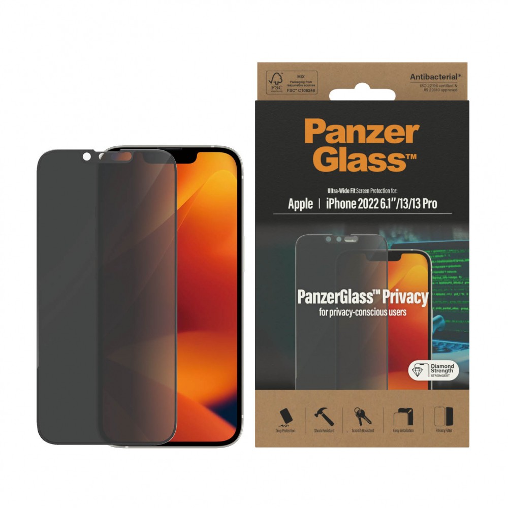 PanzerGlass パンザーグラス iPhone 14 / iPhone 13 Pro / iPhone 13 