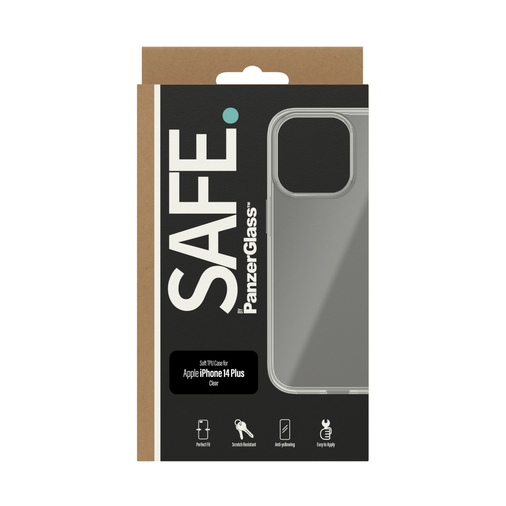 SAFE セーフ iPhone 14 Plus SAFE TPU Case Transparent クリアケース