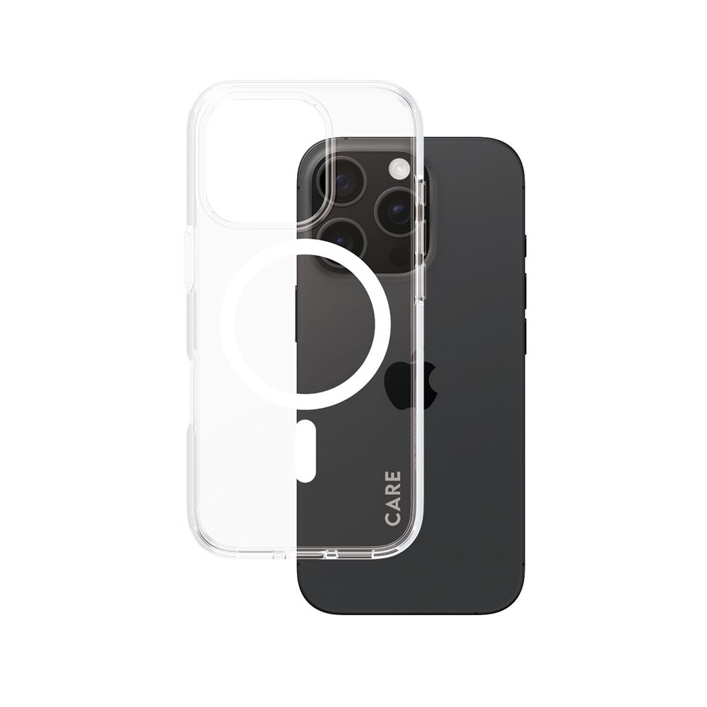 iPhone 16 Pro CARE by PanzerGlass Case Flagship White MagSafe