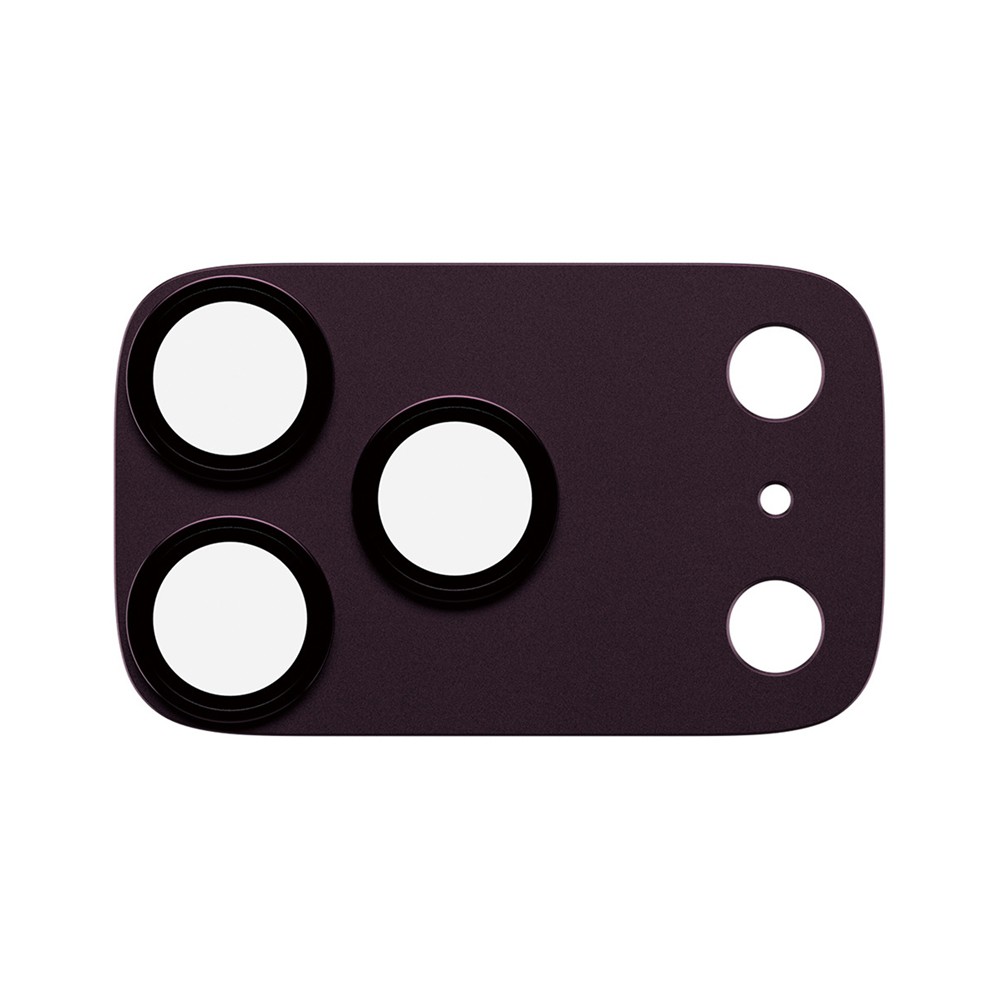 PanzerGlass iPhone 18 Pro PG FENDER Camera Protector Dark Cherry/Burgandy