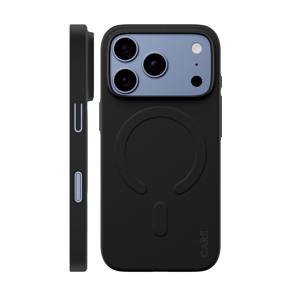 CARE iPhone 18 Pro Fashionable Case SL1M Black w. MagSafe