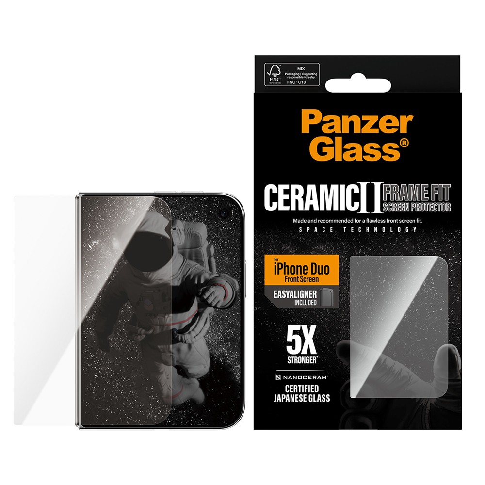 【予約商品】PanzerGlass iPhone Duo Ceramic 治具付き (sub-screen)※2026年10月23日発売