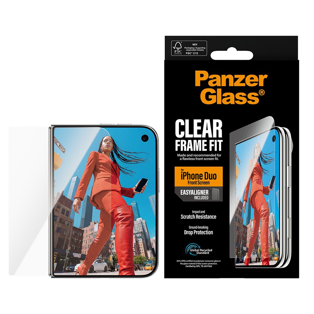 【予約商品】PanzerGlass iPhone Duo FrameFit 治具付き (sub-screen)※2026年10月23日発売