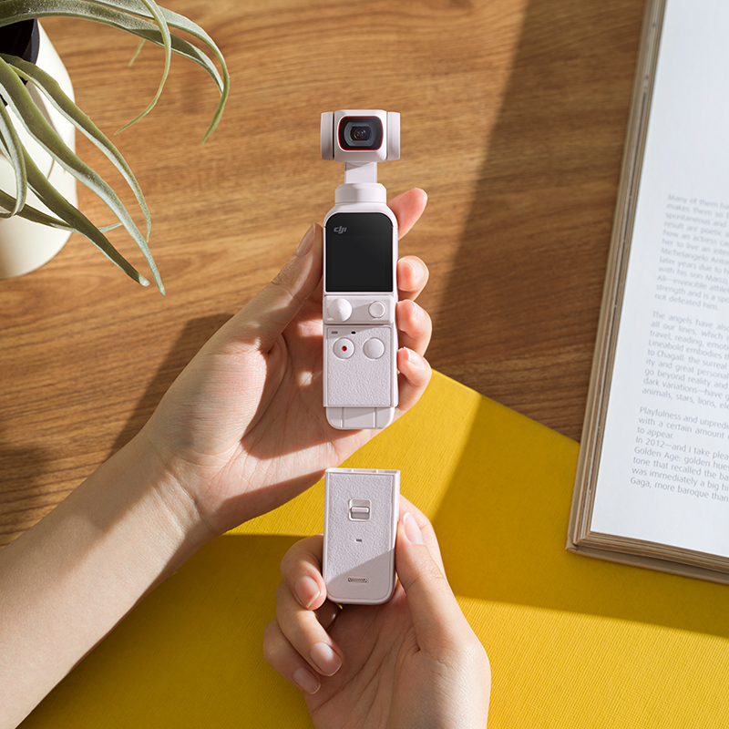 DJI Pocket 2 小型ジンバル内蔵カメラ Sunset White ホワイト | 【公式