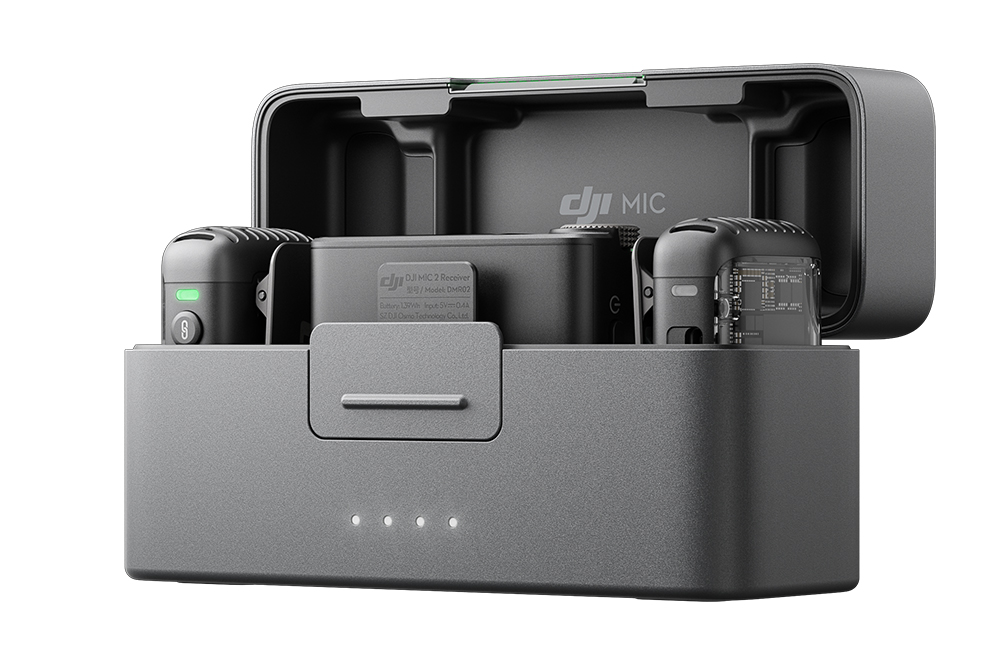 DJI MIC 2 トランスミッター2台 レシーバー1台 充電ケース バッテリー 