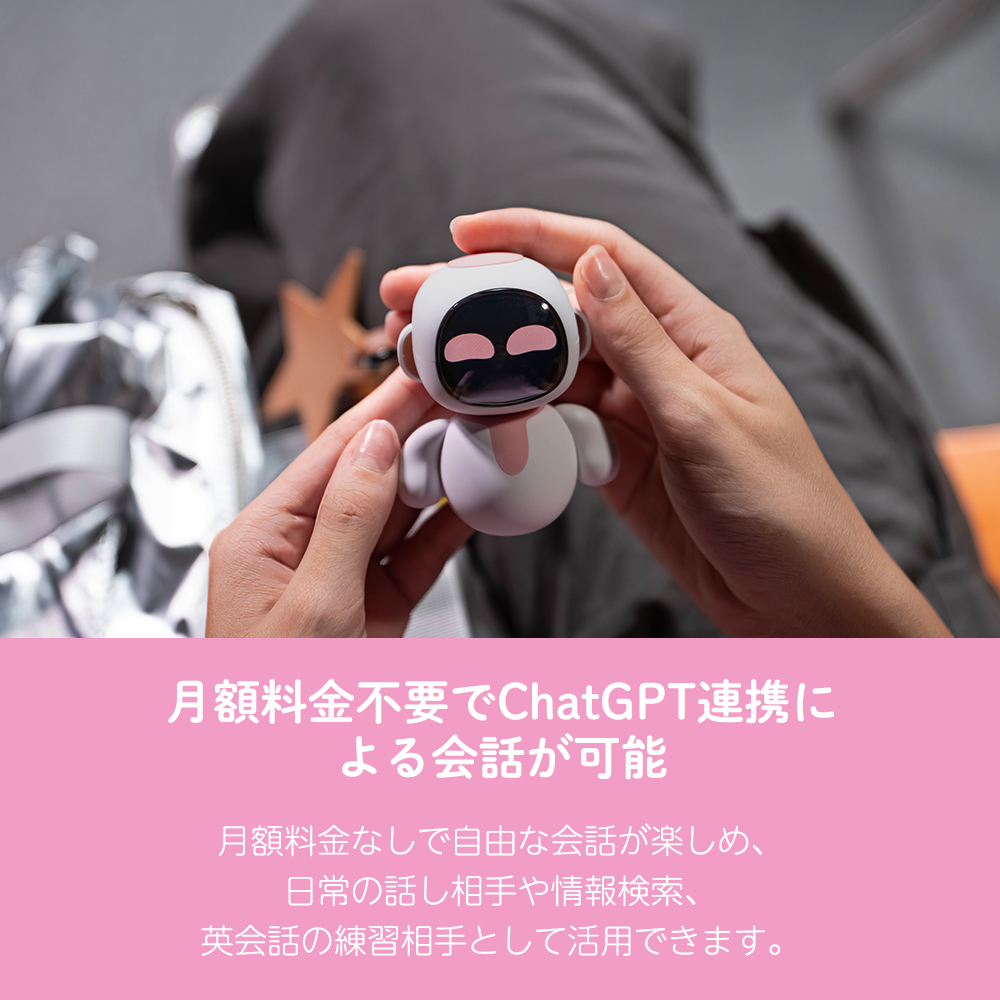 Eiliko アイリコ 次世代AIチャームロボット AI会話 ChatGPT連携