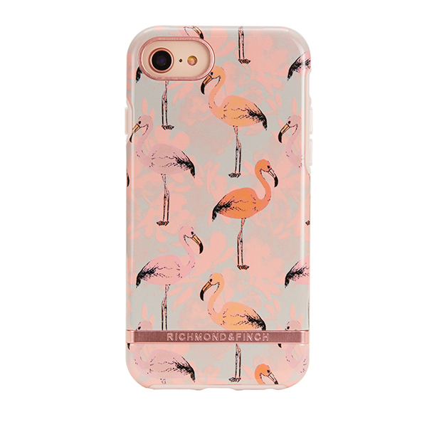 【アウトレット】Richmond&Finch リッチモンドアンドフィンチ Freedom Case Pink Flamingo - Rose gold details iPhone 6/7/8/SE 32701