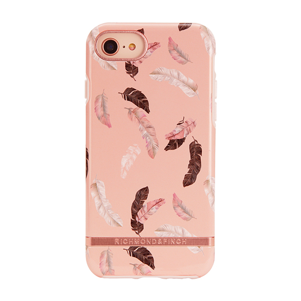 【SALE】Richmond&Finch リッチモンドアンドフィンチ Freedom Case Feathers - Rose gold details iPhone 6/7/8/SE 32688