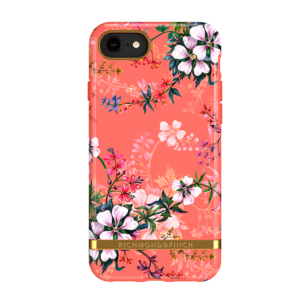 【SALE】Richmond&Finch リッチモンドアンドフィンチ Freedom Case Coral Dreams - Gold Details iPhone 6/7/8/SE 37783
