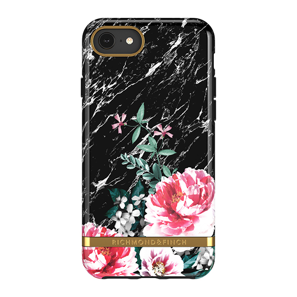 【SALE】Richmond&Finch リッチモンドアンドフィンチ Freedom Case Black Marble Floral iPhone 6/7/8/SE 39488