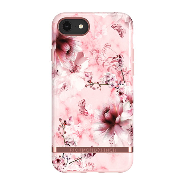 【アウトレット】Richmond&Finch リッチモンドアンドフィンチ Freedom Case Pink Marble Floral - Rose Gold Details iPhone 6/7/8/SE 37784