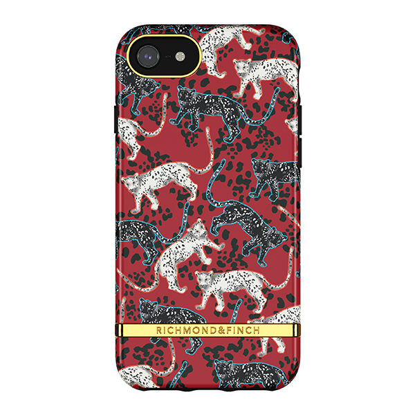 【SALE】Richmond&Finch リッチモンドアンドフィンチ Freedom Case Samba Red Leopard iPhone 6/7/8/SE 42983