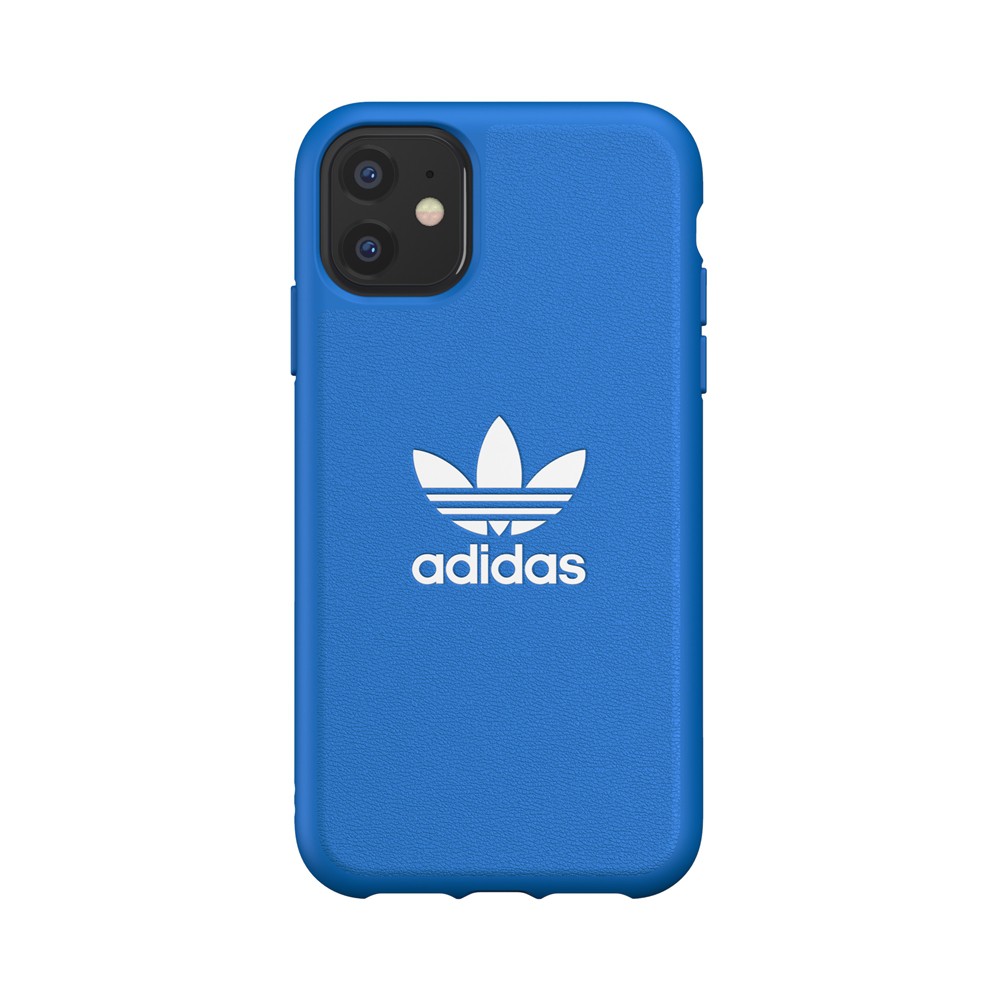 【アウトレット】adidas アディダス iPhone 11 OR Moulded Case TREFOIL FW19 bluebird/white