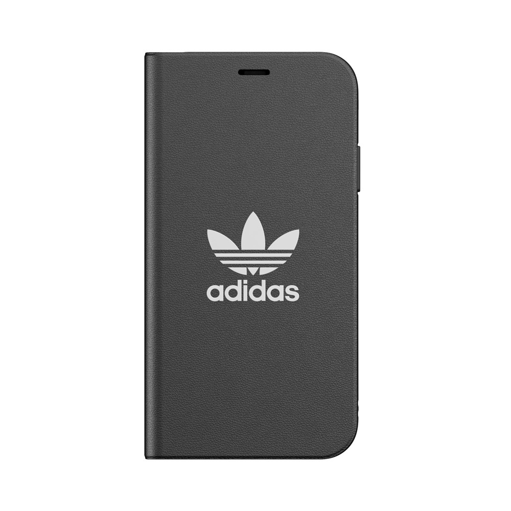 【アウトレット】iPhone 11 adidas アディダス OR Booklet Case TREFOIL FW19 black/white