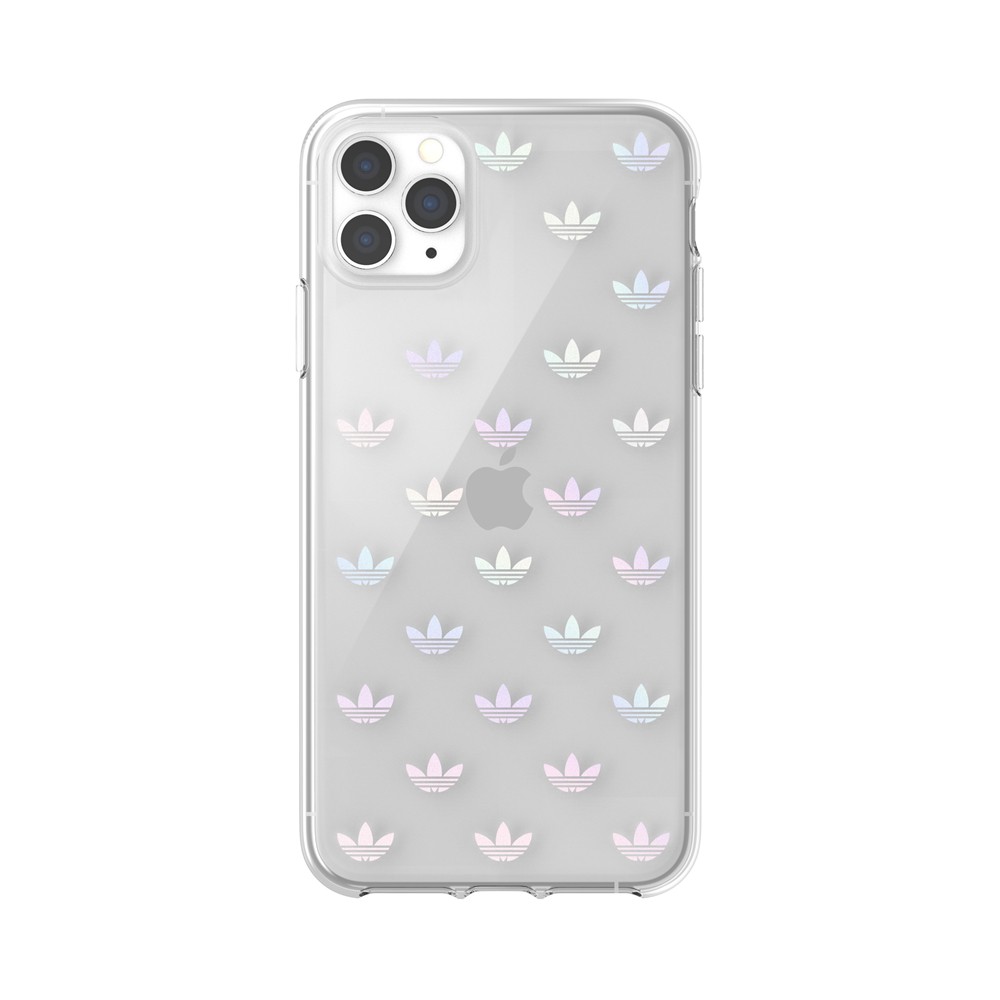 【アウトレット】iPhone 11 Pro Max adidas アディダス  OR Snap Case CLEAR FW19 colourful