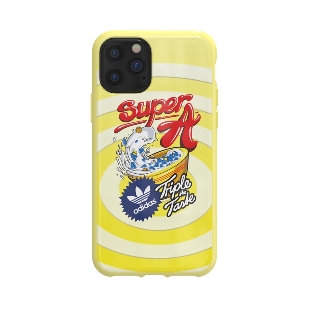 【アウトレット】iPhone 11 Pro adidas アディダス OR Moulded Case BODEGA FW19 shock yellow