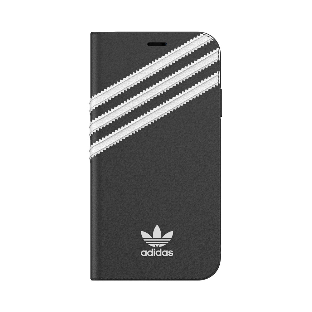 【アウトレット】iPhone 11 adidas アディダス   OR Booklet Case SAMBA FW19 black/white