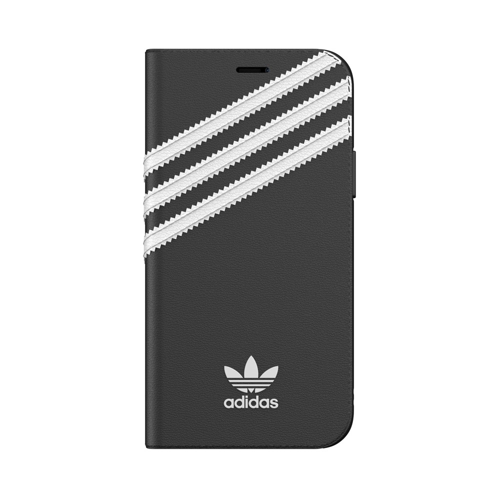 【アウトレット】 adidas アディダス  iPhone 11 Pro OR Booklet Case SAMBA FW19 black/white ※パッケージ不良アウトレット