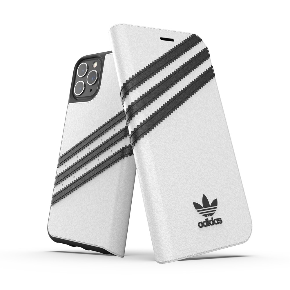 【アウトレット】adidas アディダス OR Booklet Case PU FW19/FW20 iPhone 11 Pro Max ケース ホワイト
