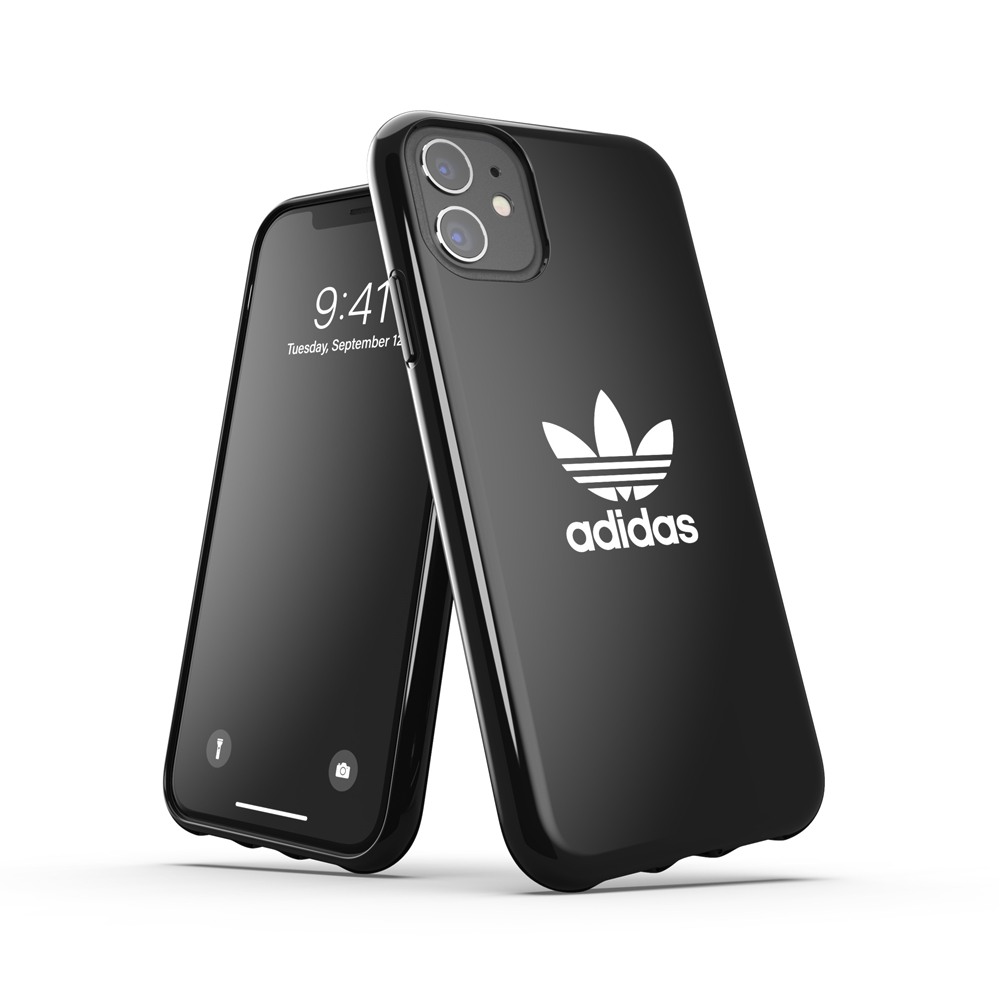 【アウトレット】iPhone 11 ケース adidas アディダス OR Snap Case Trefoil FW20/SS21 ブラック