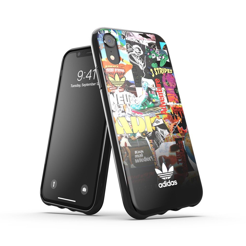【アウトレット】iPhone XR adidas アディダス  OR Snap Case Graphic AOP FW20