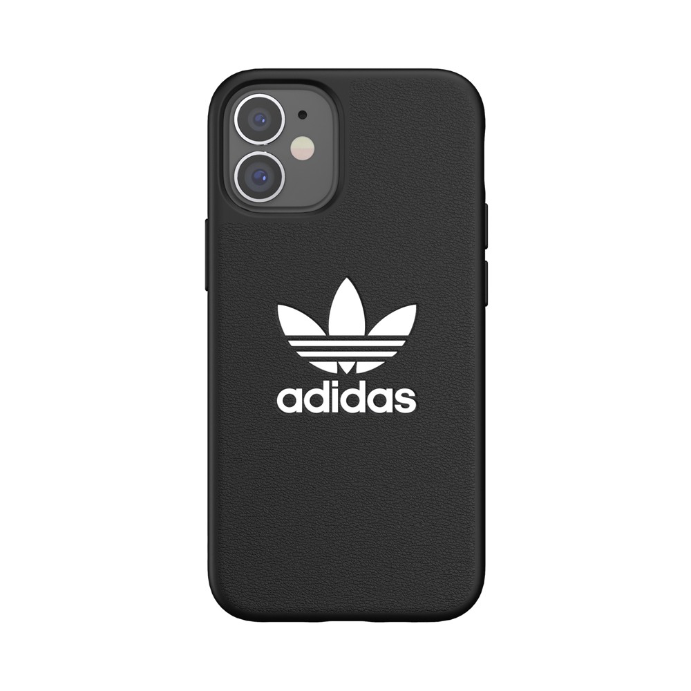 【アウトレット】 adidas アディダス  iPhone 12 mini OR Moulded Case Trefoile FW20 black/white ※パッケージ不良アウトレット