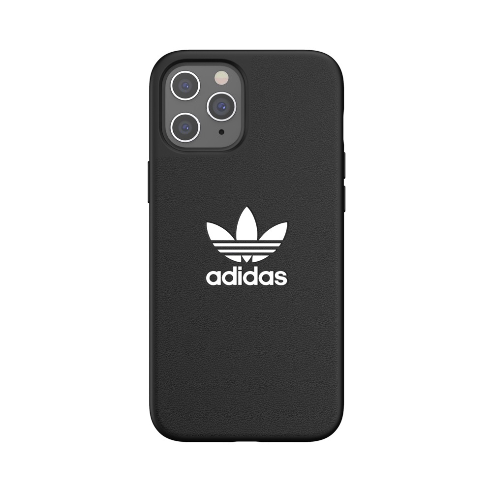 【アウトレット】 iPhone 12 Pro Max adidas アディダス OR Moulded Case Trefoile FW20 black/white