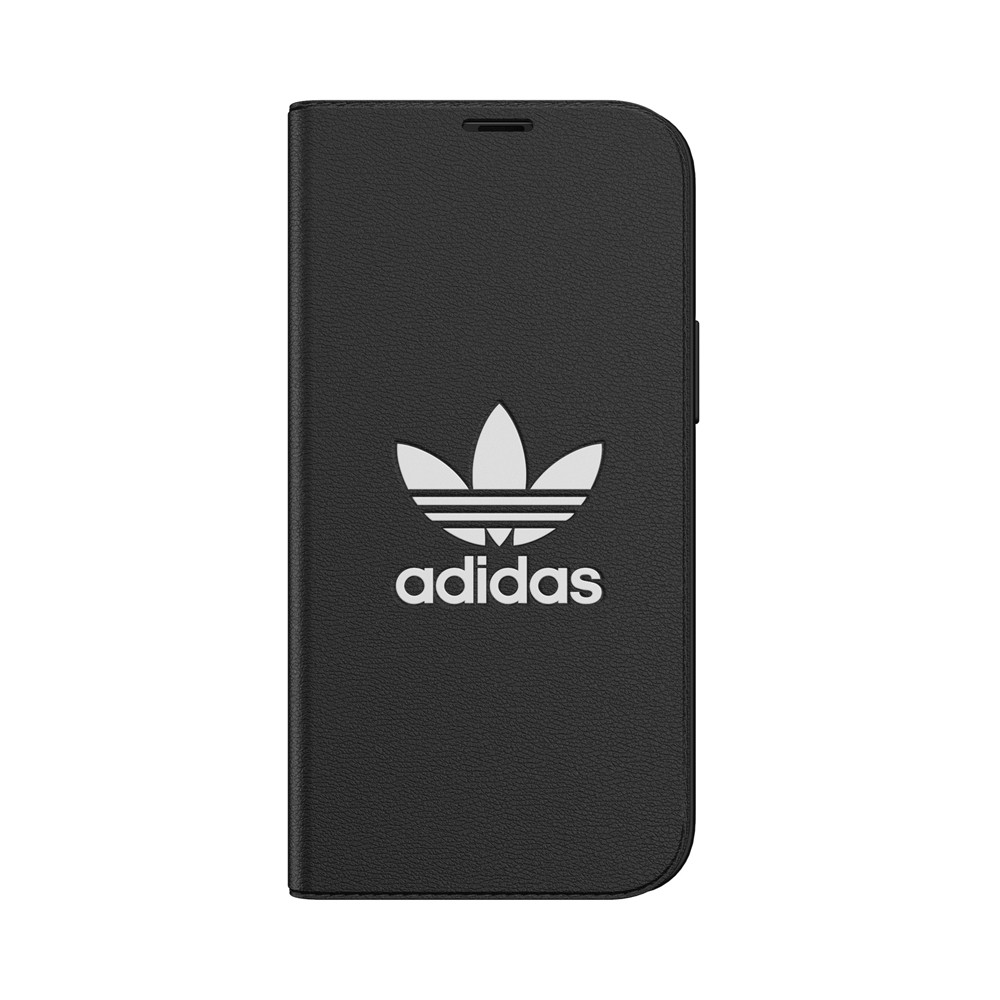 【アウトレット】 adidas アディダス  iPhone 12 mini OR Booklet Case Trefoile FW20 black/white ※パッケージ不良アウトレット
