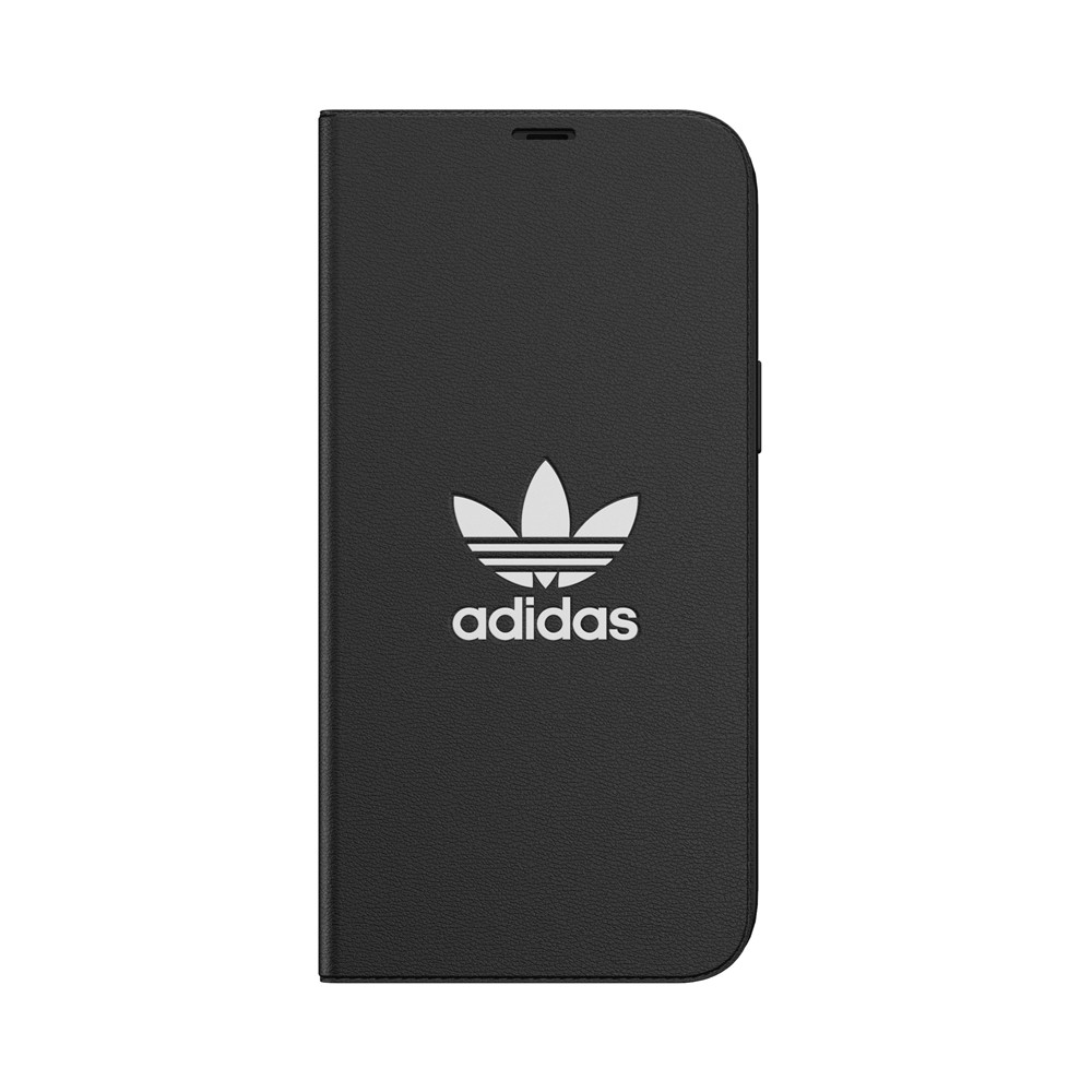【アウトレット】 adidas アディダス  iPhone 12 Pro Max OR Booklet Case Trefoile FW20 black/white ※パッケージ不良アウトレット
