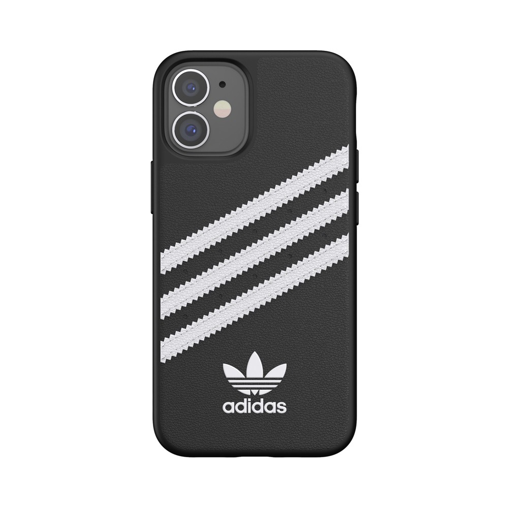 【アウトレット】 adidas アディダス  iPhone 12 mini OR Moulded Case SAMBA FW20 black/white ※パッケージ不良アウトレット
