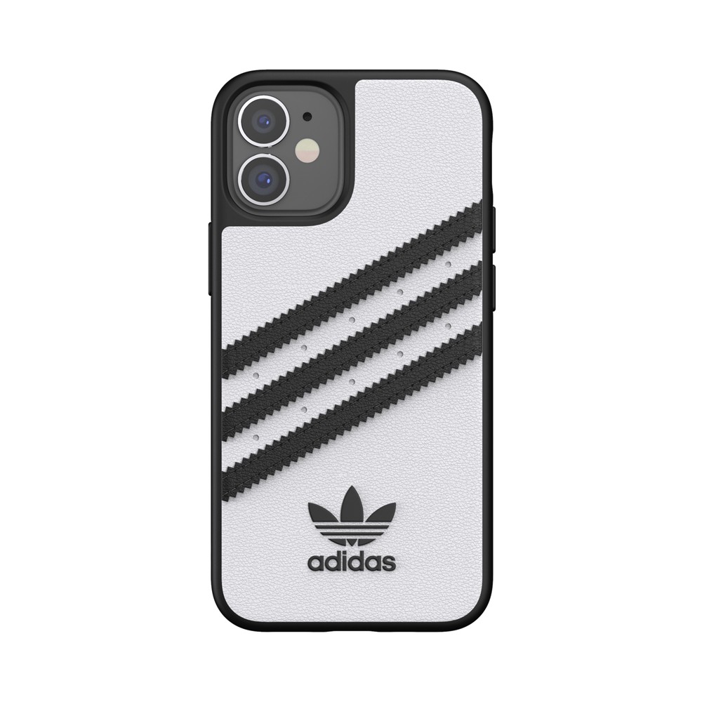【アウトレット】 adidas アディダス  iPhone 12 mini OR Moulded Case SAMBA FW20 white/black ※パッケージ不良アウトレット