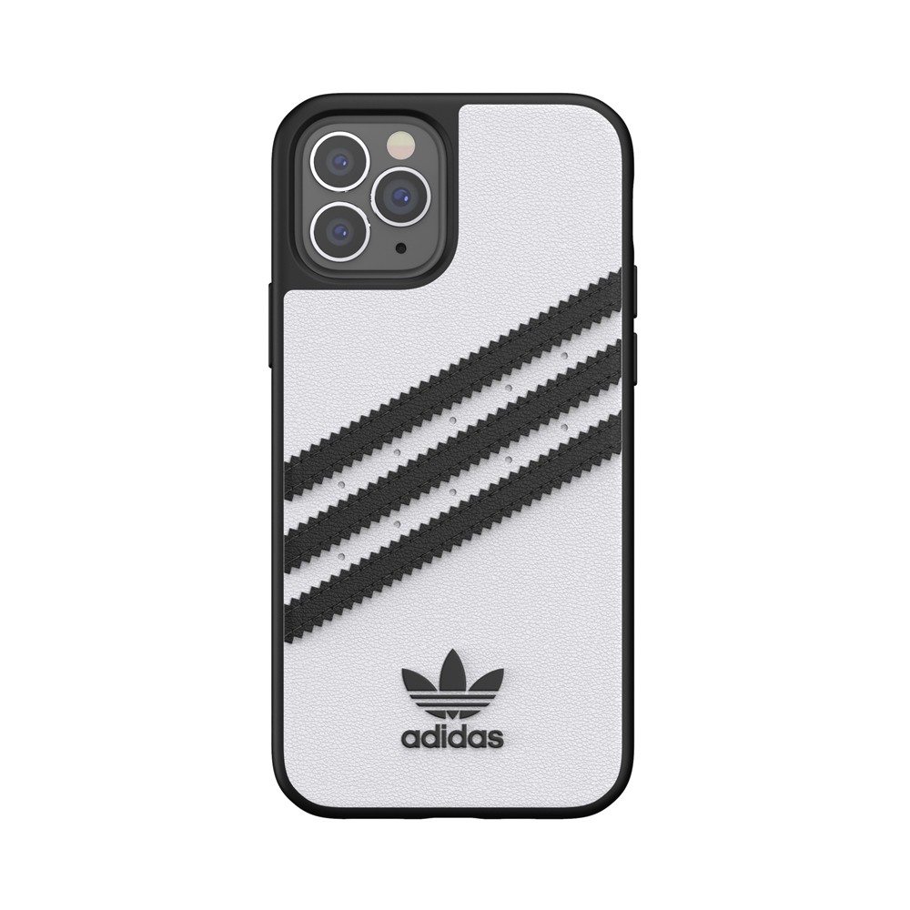 【アウトレット】 adidas アディダス  iPhone 12 Pro / 12 OR Moulded Case SAMBA FW20 white/black ※パッケージ不良アウトレット