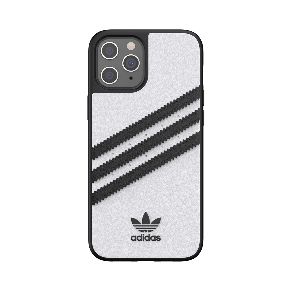 【アウトレット】 adidas アディダス   iPhone 12 Pro Max OR Moulded Case SAMBA FW20 white/black ※パッケージ不良アウトレット