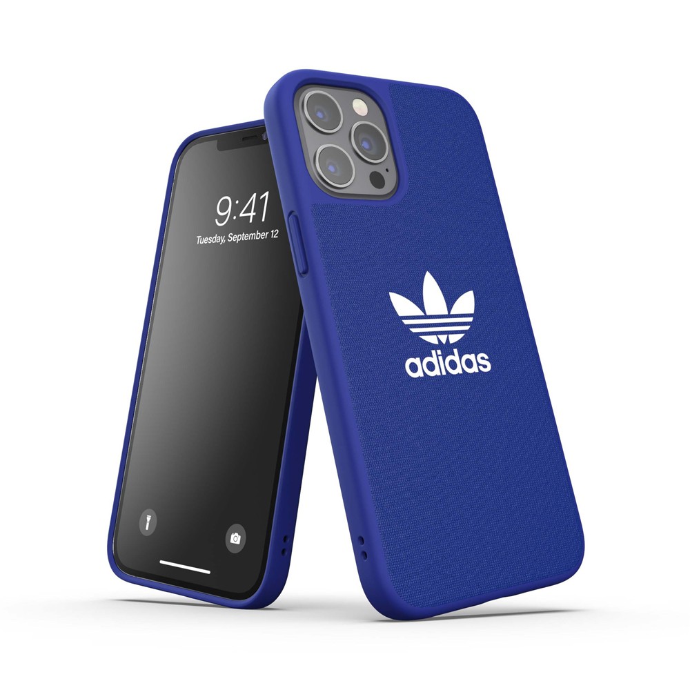 【アウトレット】adidas アディダス  OR Moulded Case CANVAS FW20/SS21 iPhone 12 Pro Max ブルー