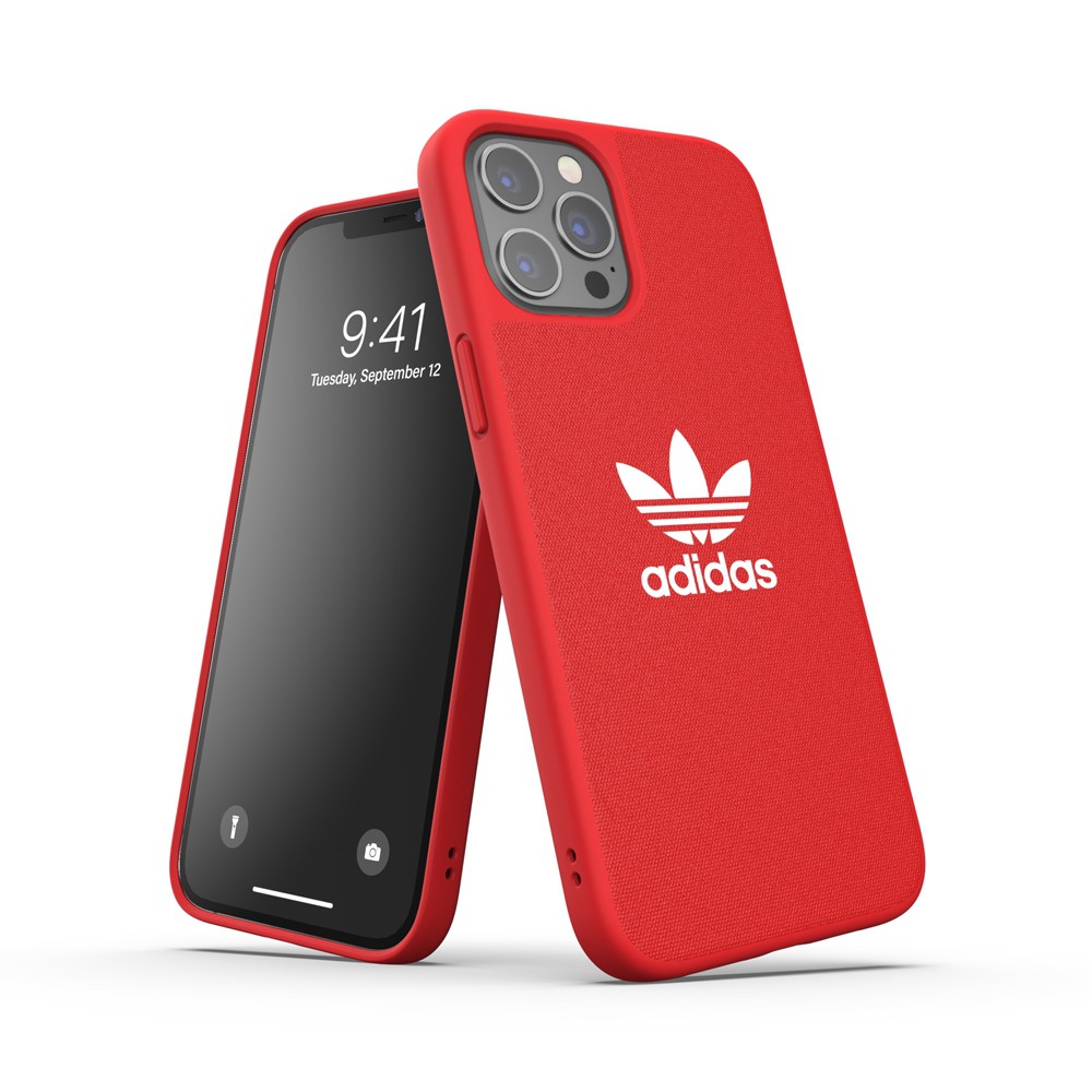 【アウトレット】adidas アディダス  OR Moulded Case CANVAS FW20/SS21 iPhone 12 Pro Max レッド