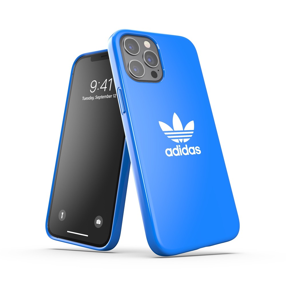 【アウトレット】adidas アディダス  OR Snap Case Trefoil FW20/SS21 iPhone 12 Pro Max ブルー