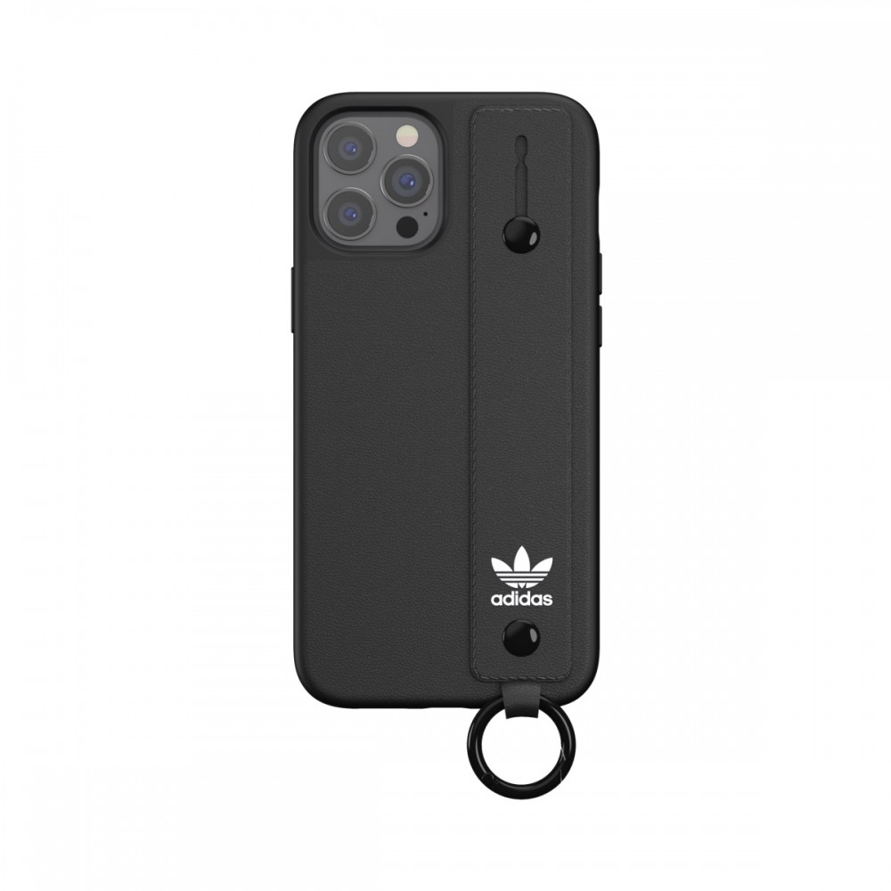 【アウトレット】 adidas アディダス   iPhone 12 Pro Max OR Hand Strap Case FW20 black ※パッケージ不良アウトレット
