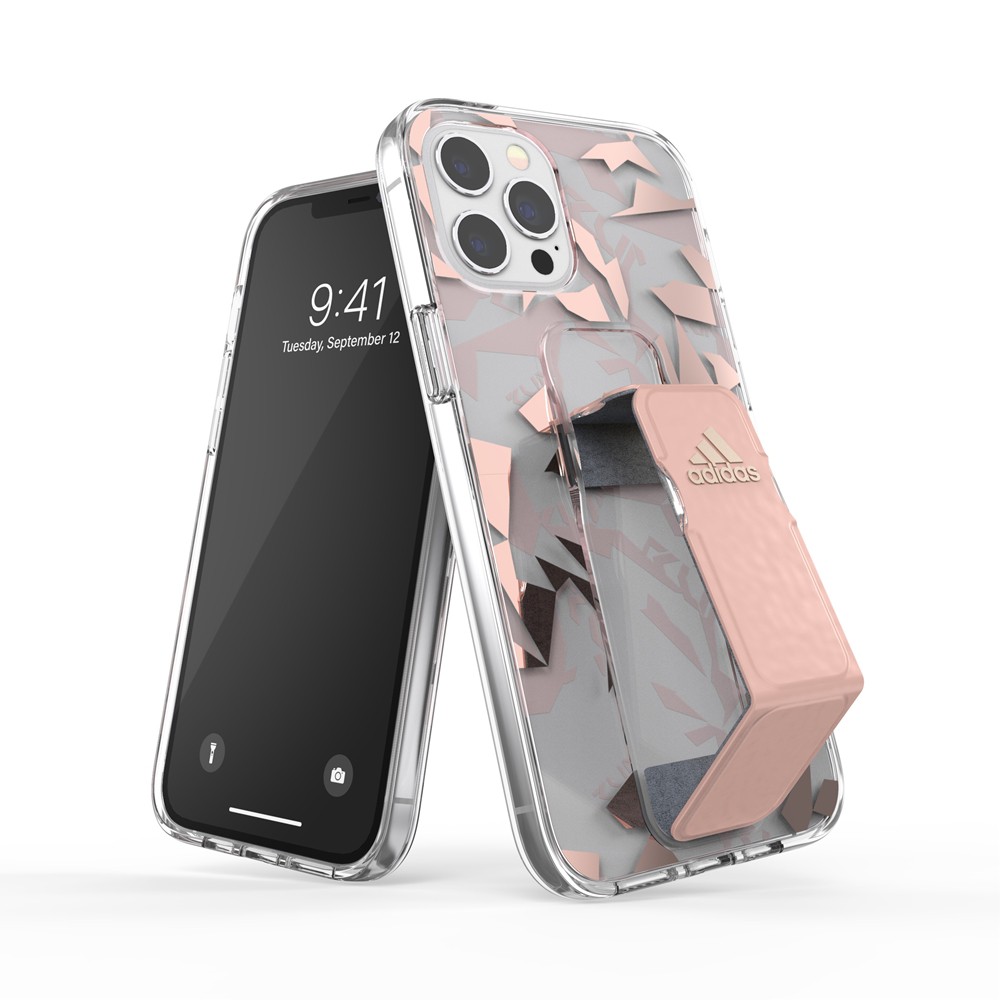 【アウトレット】iPhone 12 Pro Max adidas アディダス  SP Clear Grip Case FW20/SS21
