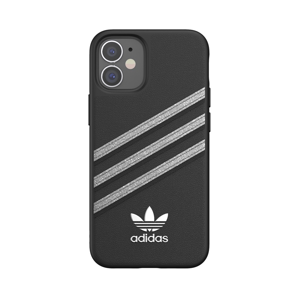 【アウトレット】 adidas アディダス   iPhone 12 mini OR Moulded Case SAMBA Woman SS21 Black/glitter ※パッケージ不良アウトレット