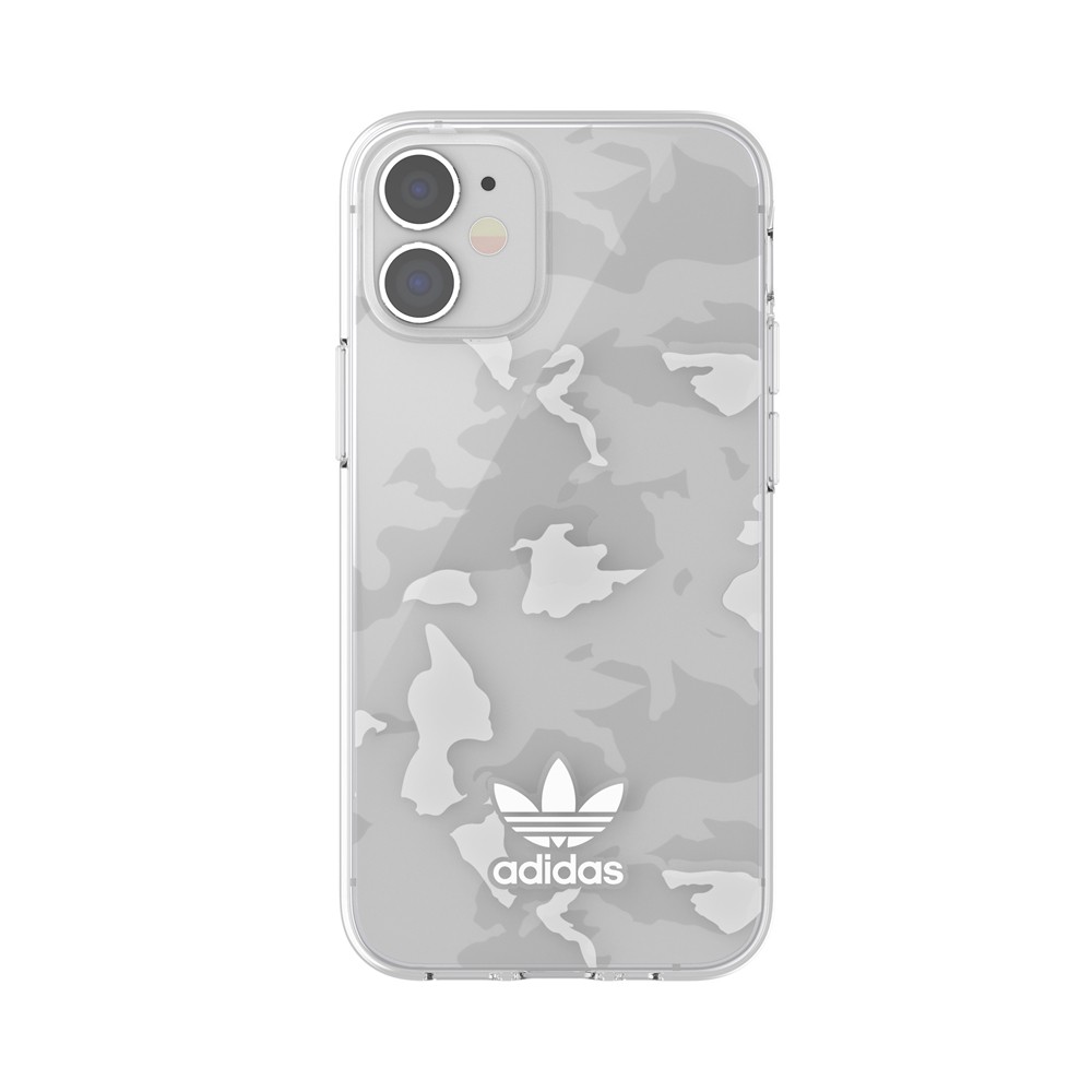 【アウトレット】 iPhone 12 mini adidas アディダス  OR Snap Case Camo AOP SS21 clear/white