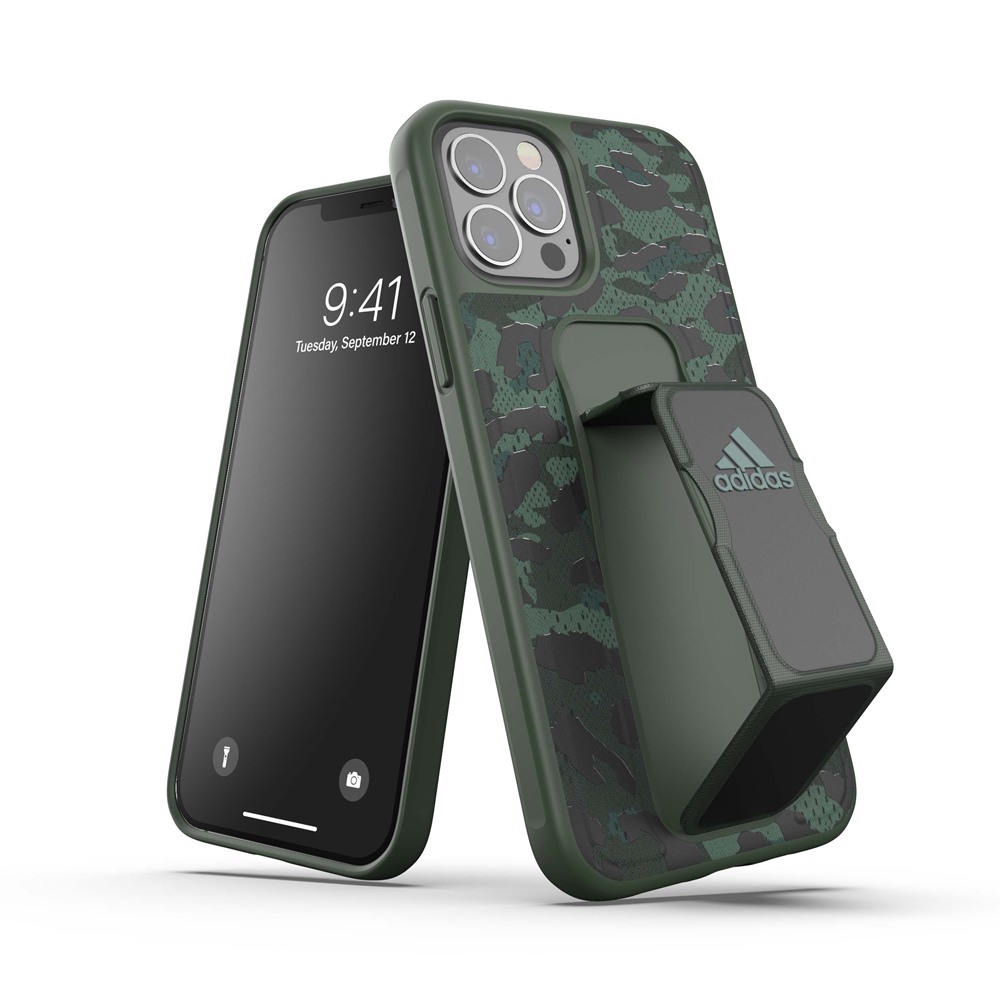 adidas SP Grip Case Leopard SS21  iPhone 12/12 Pro グリーン