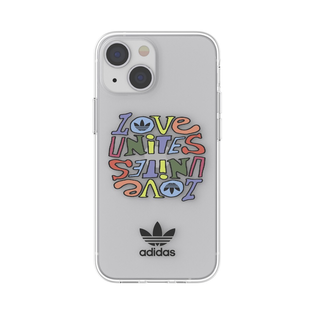 【アウトレット】iPhone 13 mini adidas アディダス OR Snap case Pride AO FW21 colourful