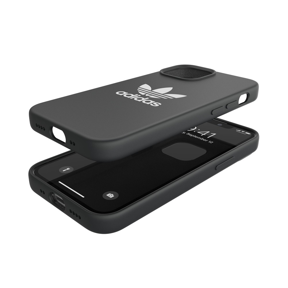 adidas アディダス スマホケース シリコン ケース iPhone13mini ロゴ ブラック 2021 OR Silicone Case  FW21 Black | SoftBank公式 iPhone/スマートフォンアクセサリーオンラインショップ