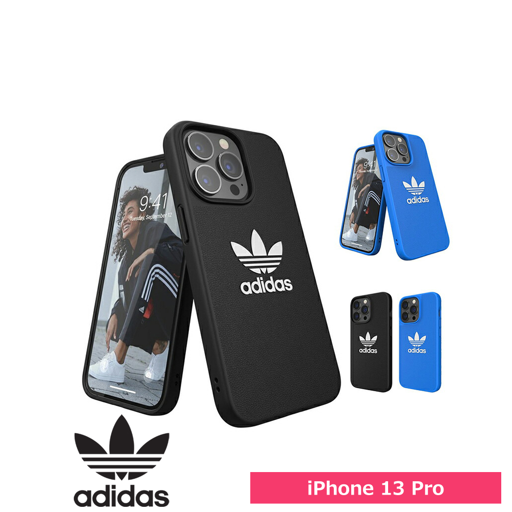 adidas アディダス スマホケース ハード ケース iPhone13Pro TPU ポリウレタン ロゴ 2021 OR Moulded Case BASIC FW21