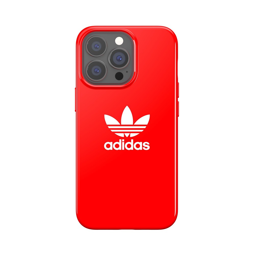 adidas アディダス スマホケース TPU iPhone13Pro TPU ロゴ レッド 2021 OR Snap Case Trefoil FW21 scarlet