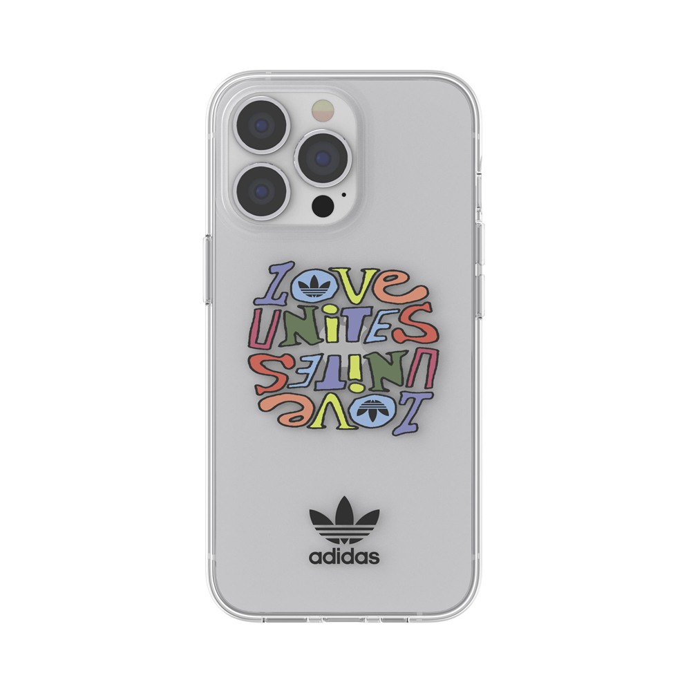 【アウトレット】iPhone 13 Pro adidas アディダス OR Snap case Pride AOP FW21 colourful