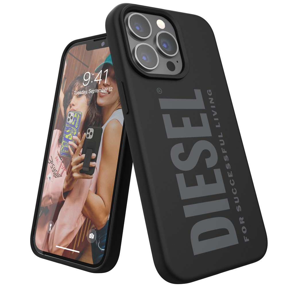 Diesel ディーゼル スマホケース シリコン ケース Iphone13pro シリコン ロゴ ブラック 21 Silicone Case Ss21 Black Softbank公式 Iphone スマートフォンアクセサリーオンラインショップ