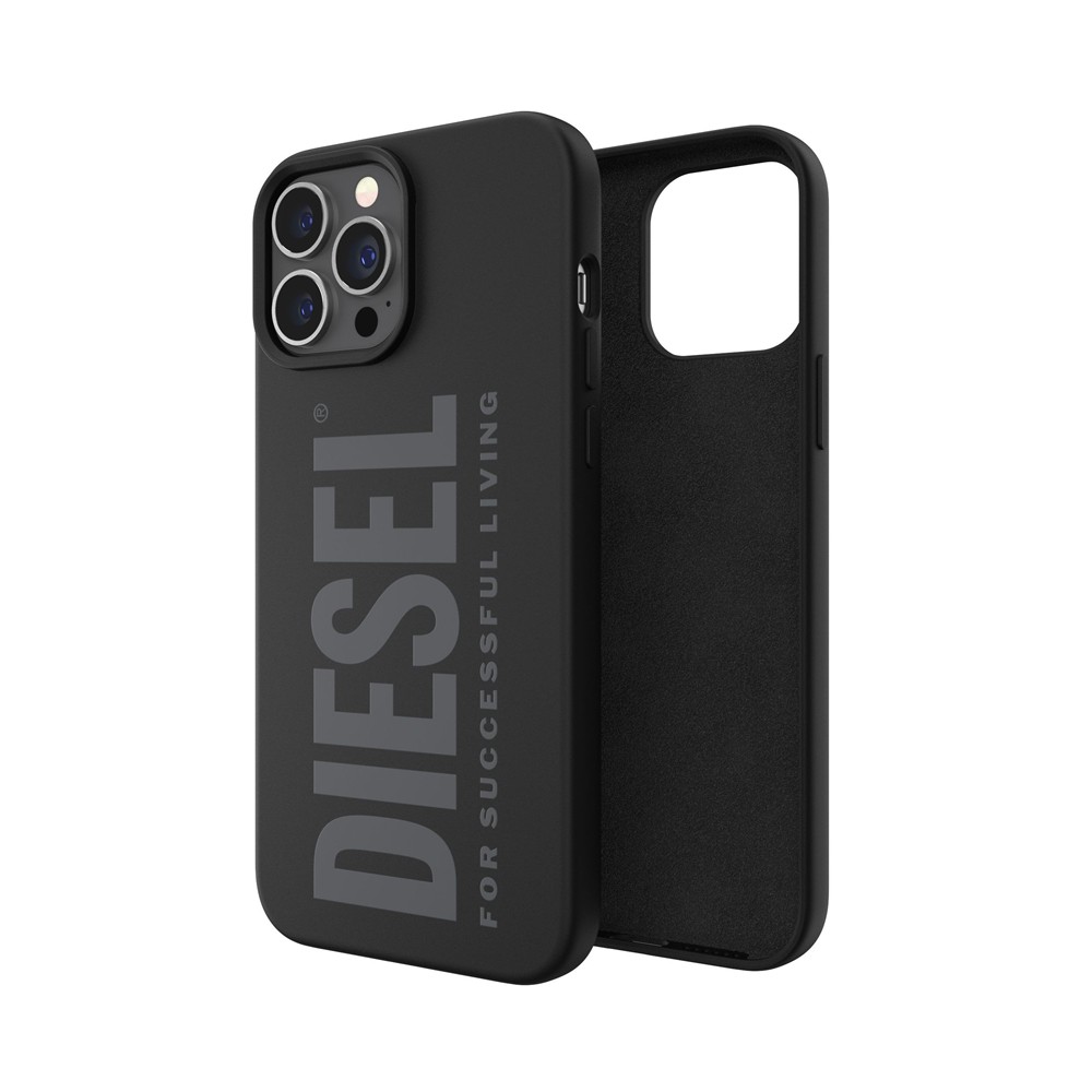 Diesel ディーゼル スマホケース シリコン ケース Iphone13promax シリコン ロゴ ブラック 21 Silicone Case Ss21 Black Softbank公式 Iphone スマートフォンアクセサリーオンラインショップ